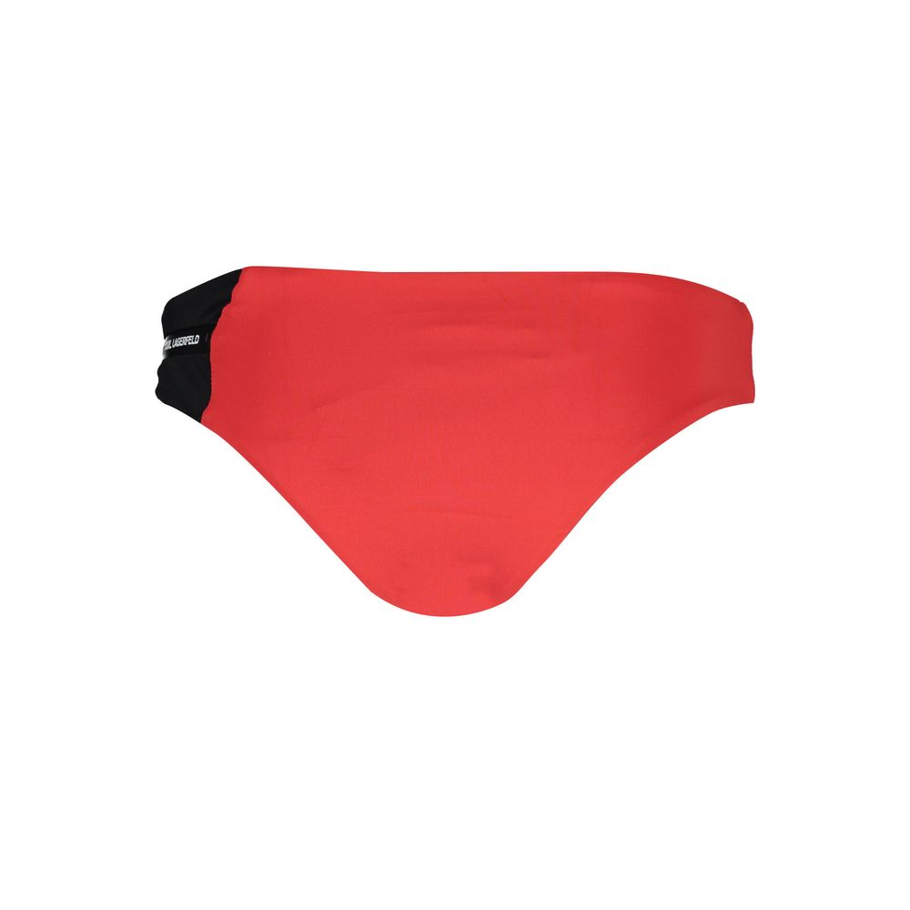 Karl Lagerfeld Rosso Poliammide Women Swim Brief
