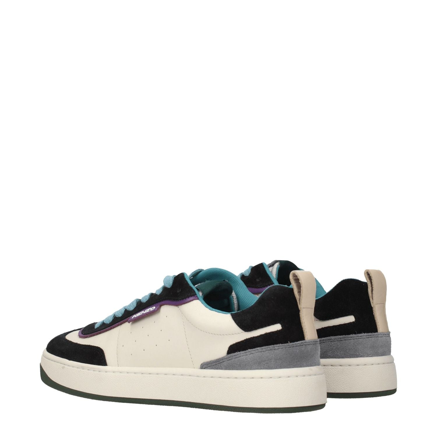 Kenzo Multicolor Leather Low Top Sneakers
