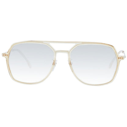 Lozza Beige Acetate & Plastic Sunglasses Lozza