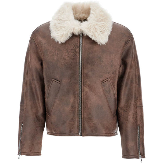 SEFR asante faux shearling jacket Vests SEFR