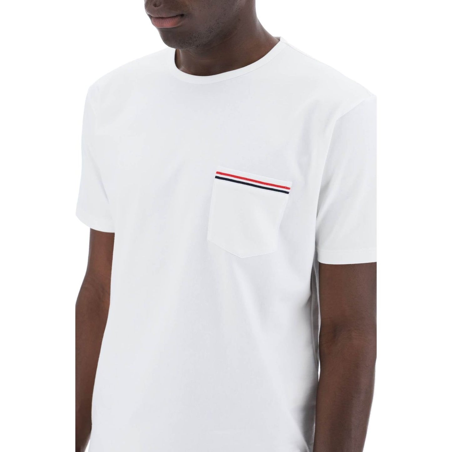 Thom Browne rwb pocket t-shirt Topwear Thom Browne