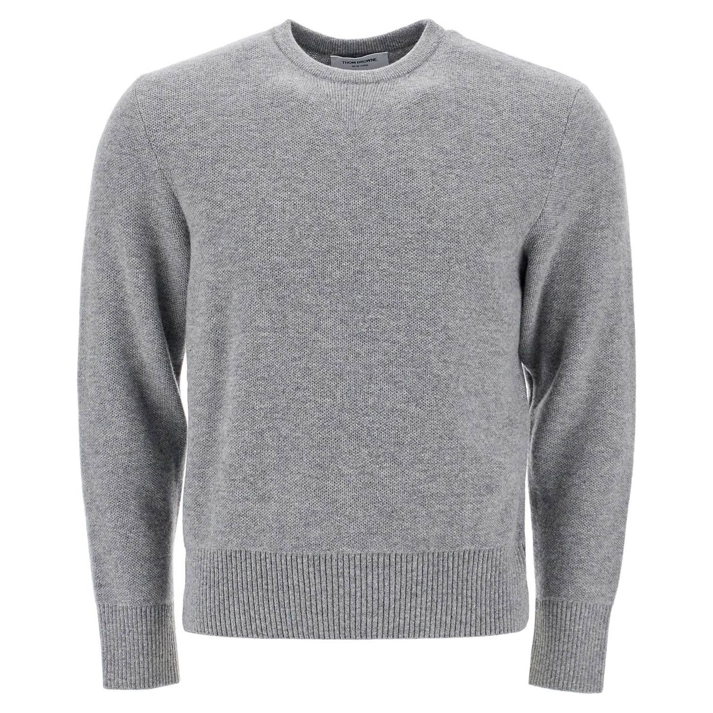 Thom Browne wool piqué crewneck pullover Knitwear Thom Browne