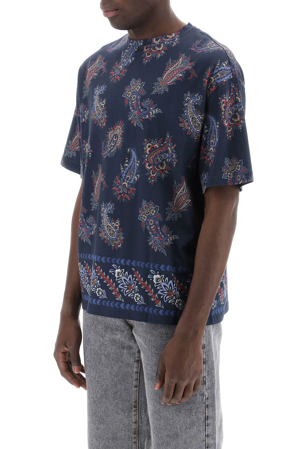 Etro paisley print crewneck t Topwear Etro