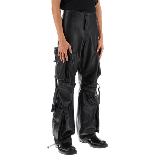 Darkpark luis lamb-leather cargo pants Trousers Darkpark