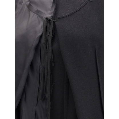 Margiela Black Acetate Casual Dress Margiela