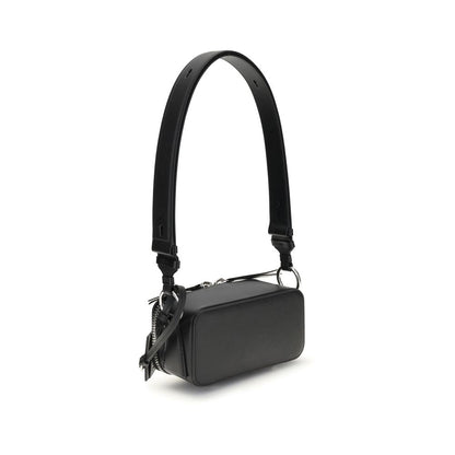 Margiela Black Calf Leather Bos Taurus Shoulder Bag Margiela
