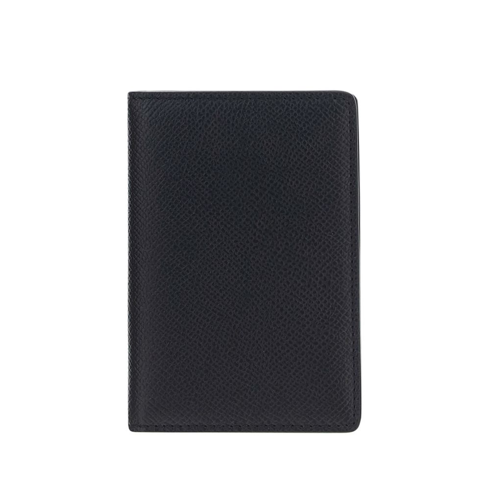Margiela Black Calf Leather Bos Taurus Wallet Margiela