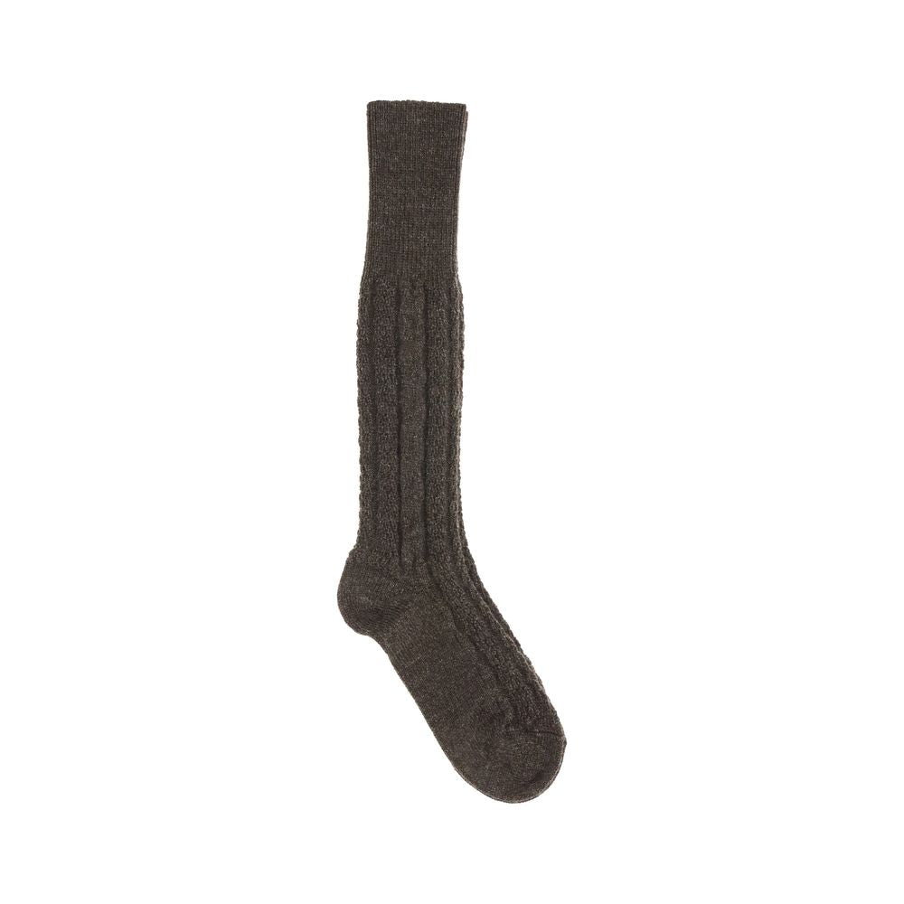 Margiela Black Wool Socks Margiela