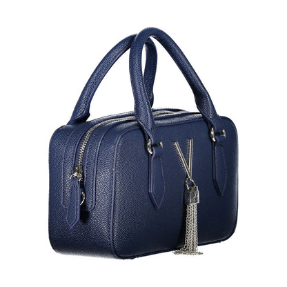Mario Valentino Blue Polyurethane Women Handbag