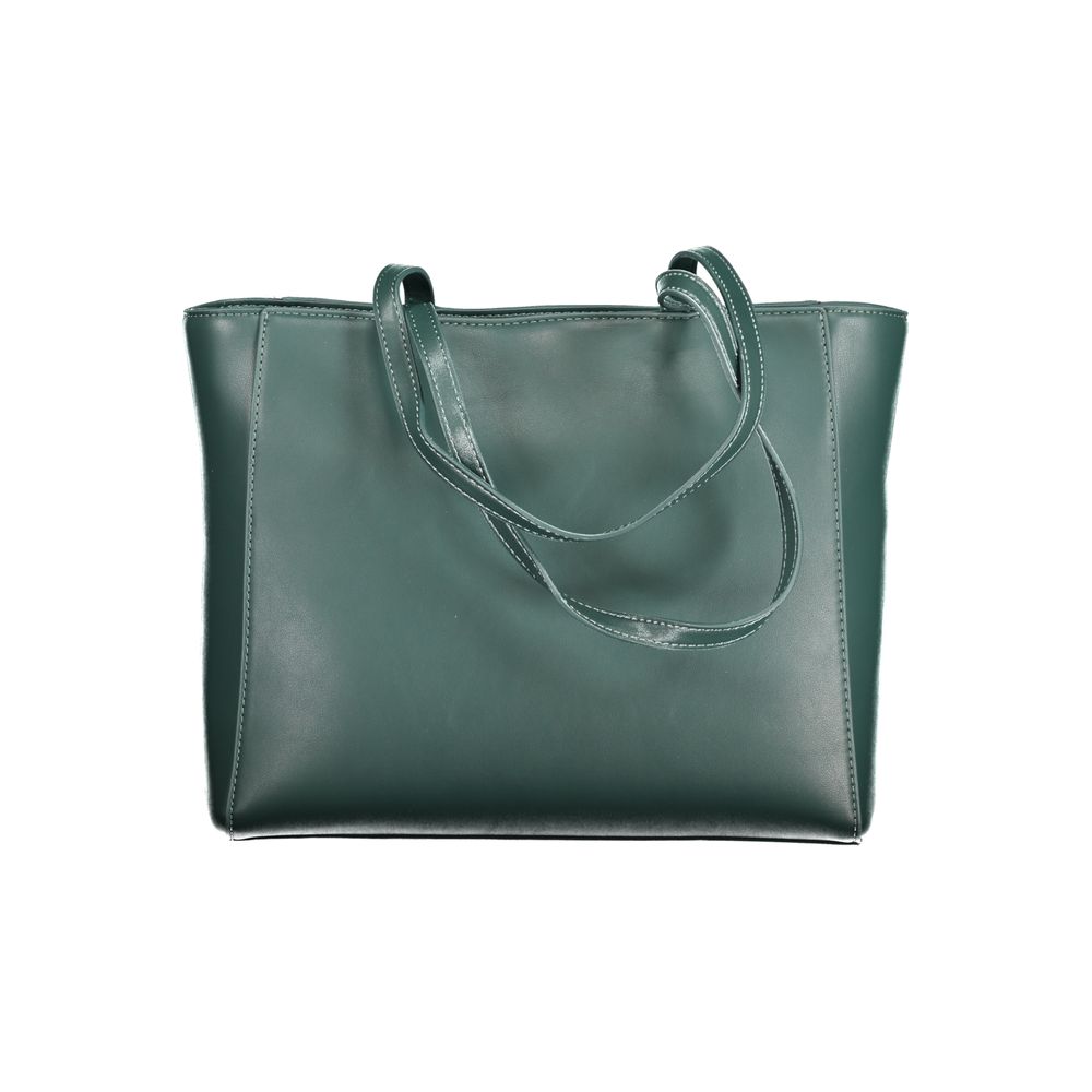Mario Valentino Verde Poliuretano Woman Shoulder Bag
