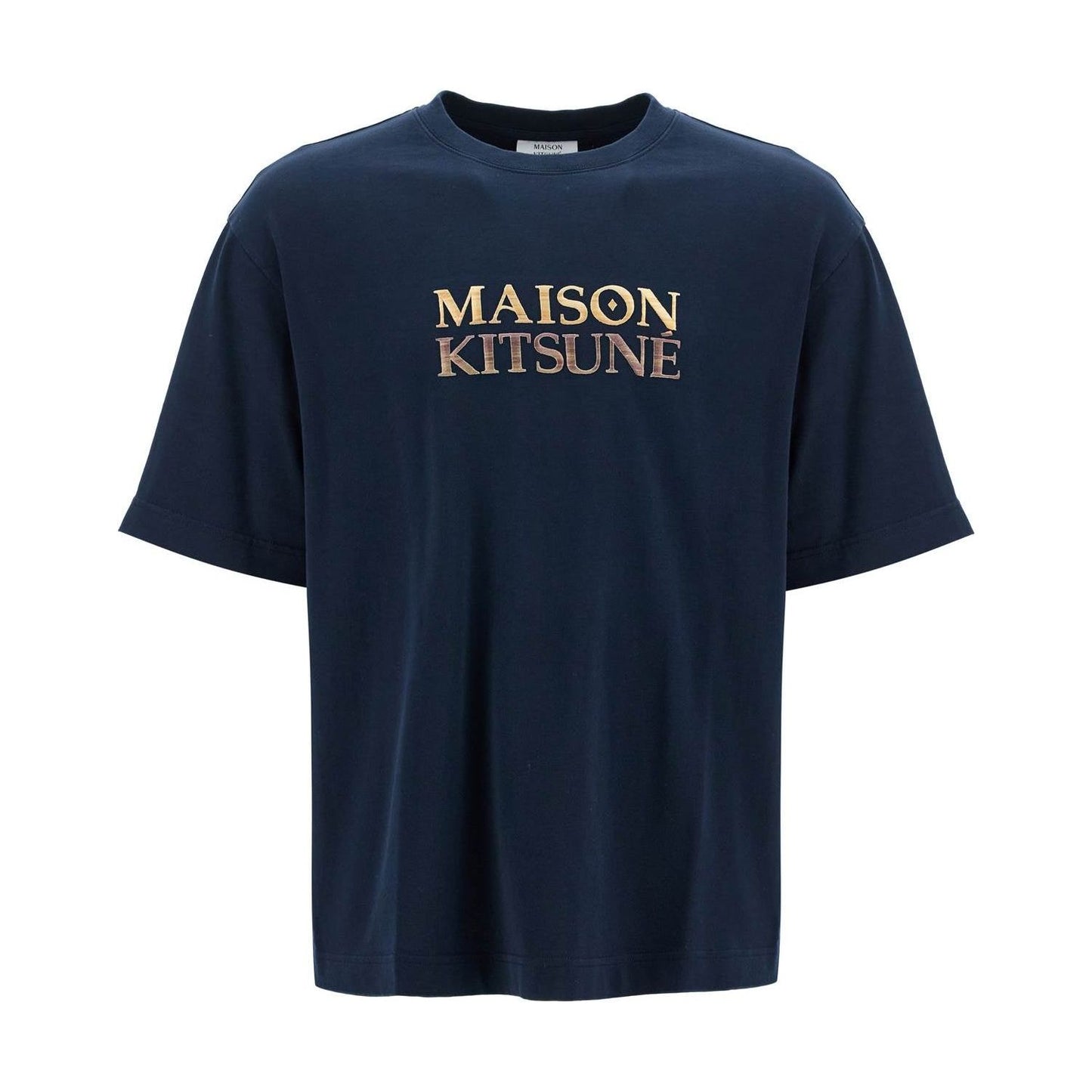 Maison Kitsune oversized t-shirt with gradient logo