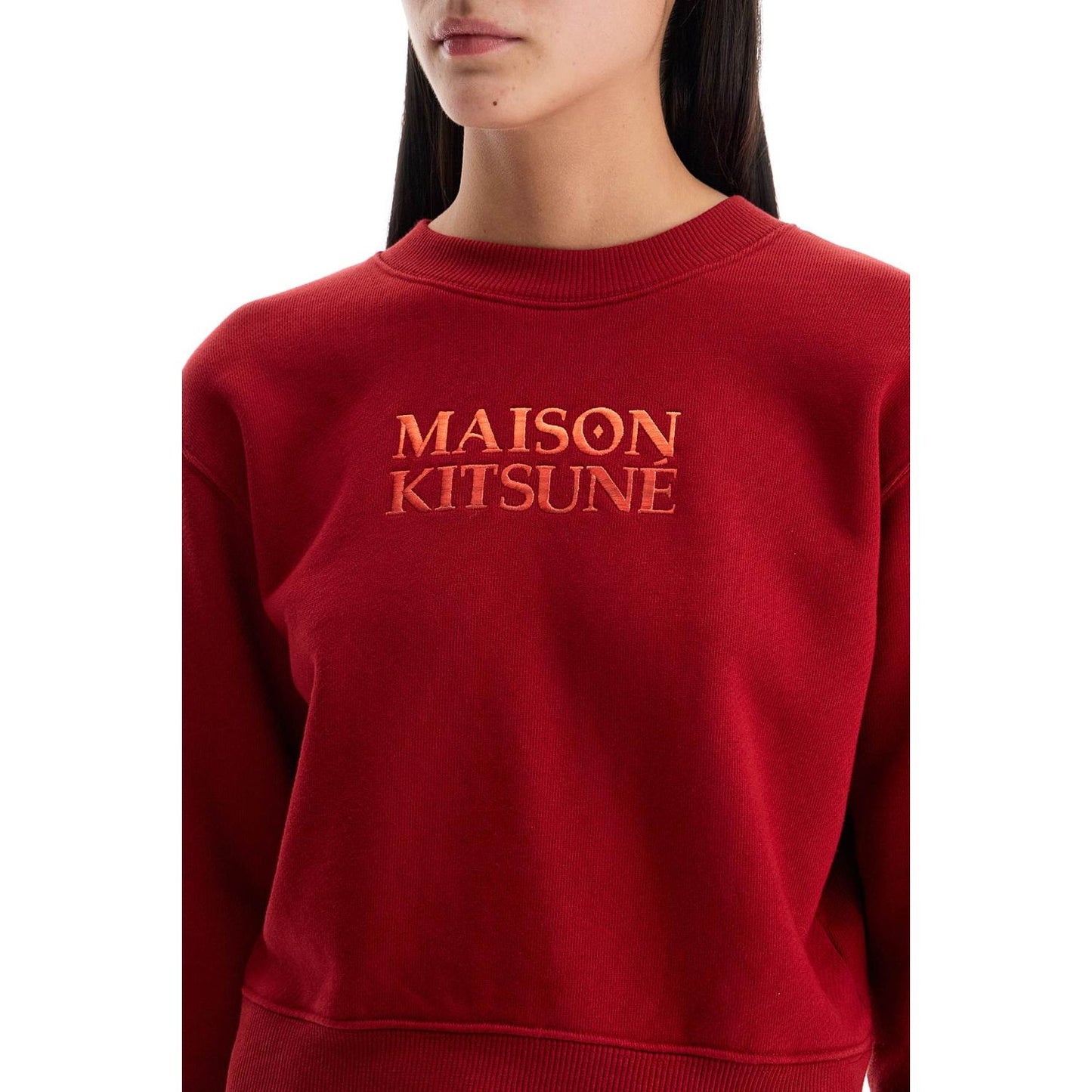 Maison Kitsune boxy gradient sweatshirt Topwear Maison Kitsune