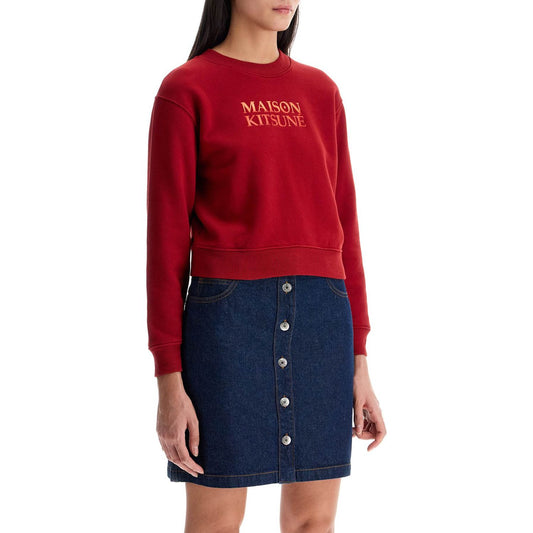 Maison Kitsune boxy gradient sweatshirt Topwear Maison Kitsune