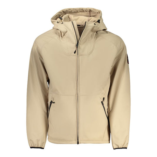 Napapijri Beige Polyester Shell Jacket Napapijri