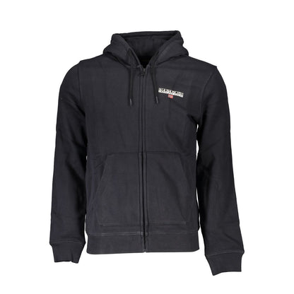 Napapijri Black Cotton Men's Hoodie Napapijri
