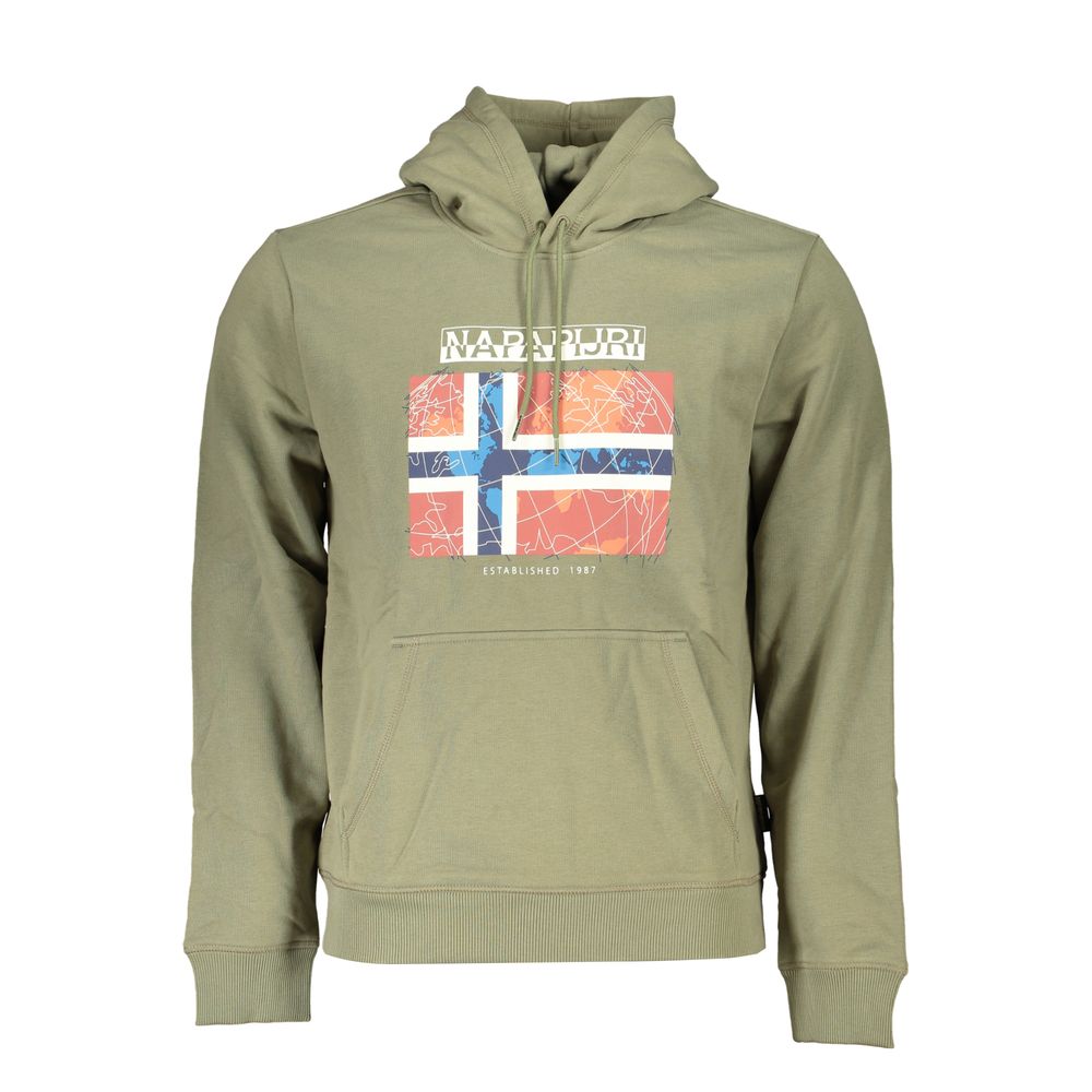 Napapijri "Verde Cotton Men's Sweatshirt with Hood" Napapijri