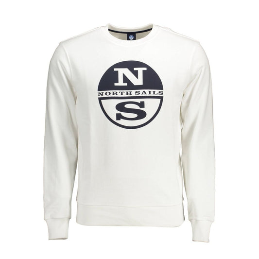 North Sails Bianco Cotton Men's Sweatshirt