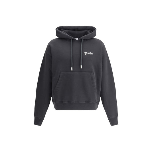 Off-White Black Cotton Sweatshirt Off-White