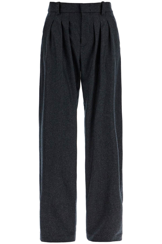 Isabel Marant Isabel Marant casile wool flannel trousers in nine