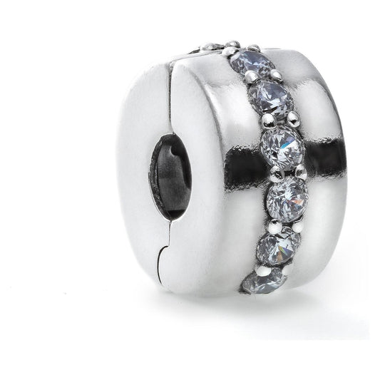 PANDORA CHARMS Mod. CLEAR SPARKLING ROW CLIP PANDORA
