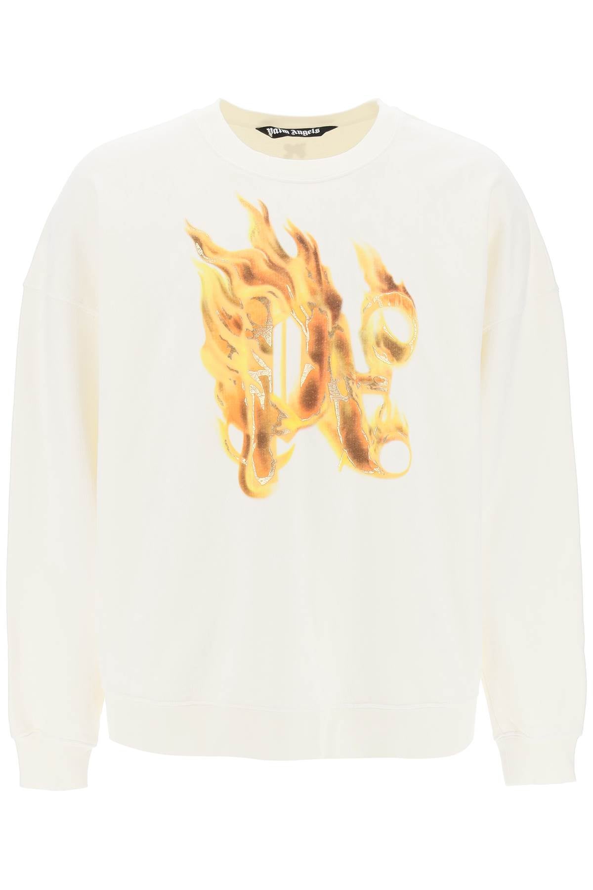 Palm Angels "burning monogram crewneck Topwear Palm Angels