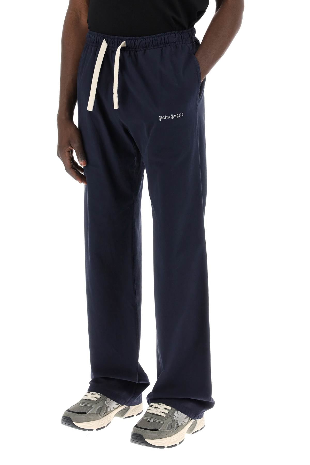 Palm Angels cotton gabardine travel joggers Trousers Palm Angels