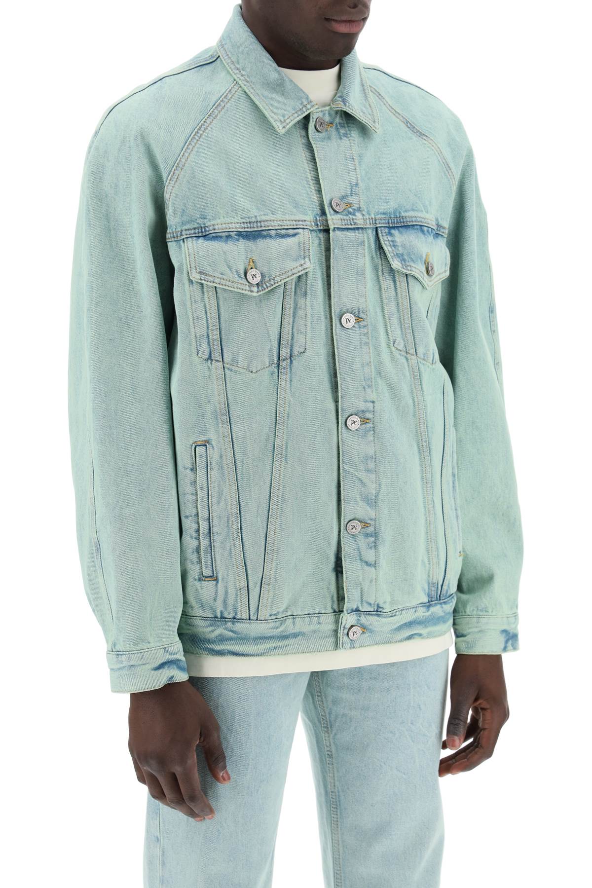 Palm Angels "denim overdye jacket Jackets Palm Angels