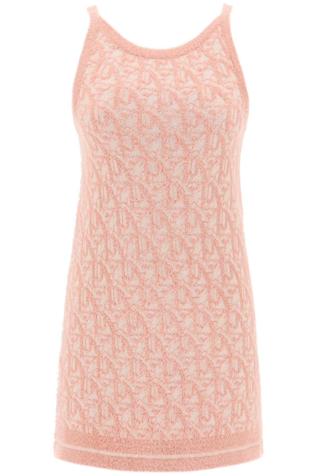 Palm Angels monogram knitted mini dress Dresses Palm Angels