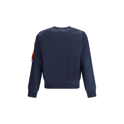 Parajumpers Blue Cotton Sweatshirt Parajumpers