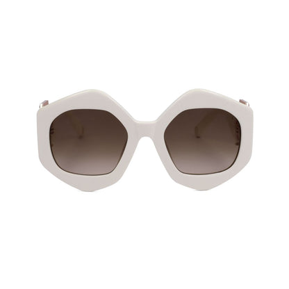 Philipp Plein White Acetate Sunglasses Philipp Plein
