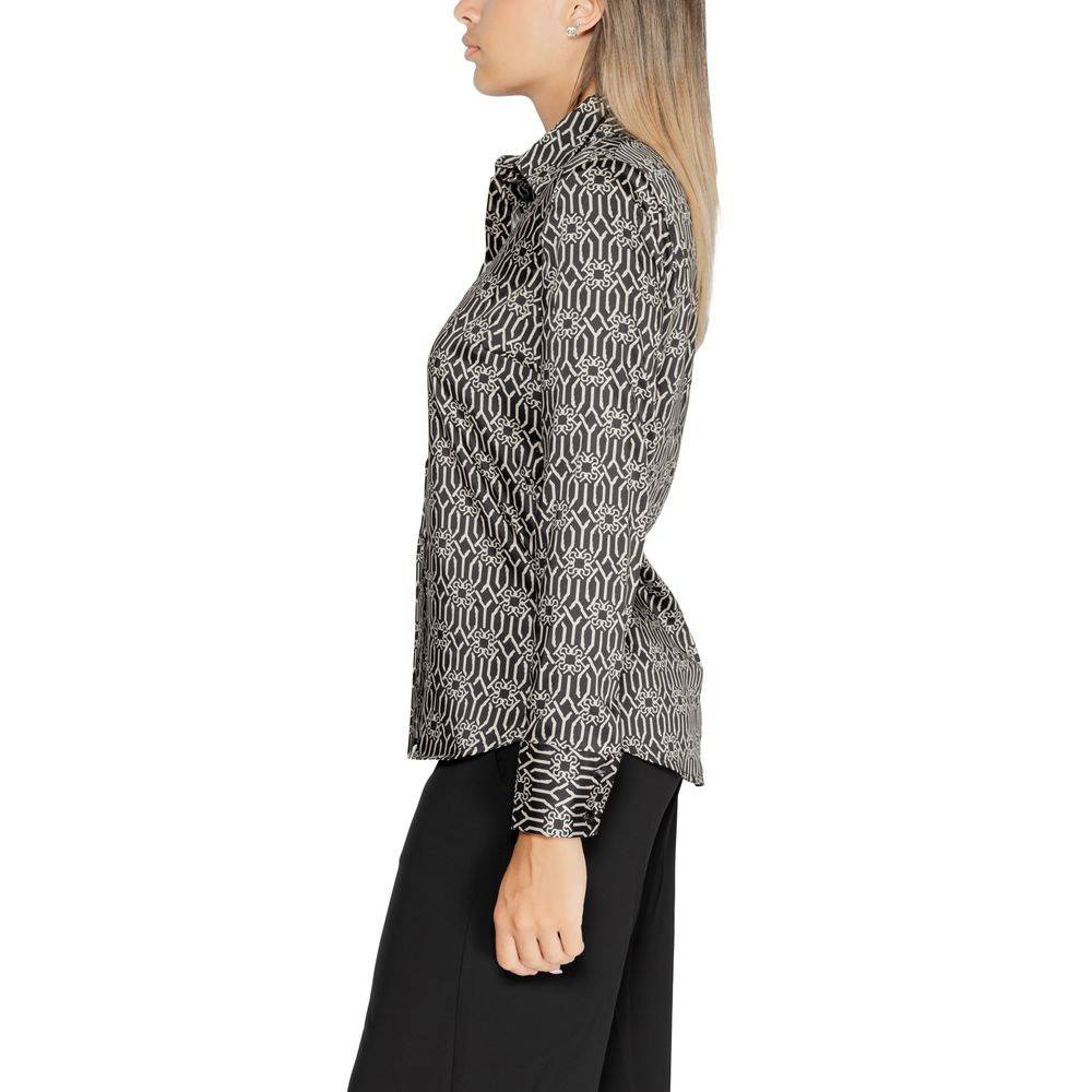 Rinascimento Black Polyester Blouse Rinascimento