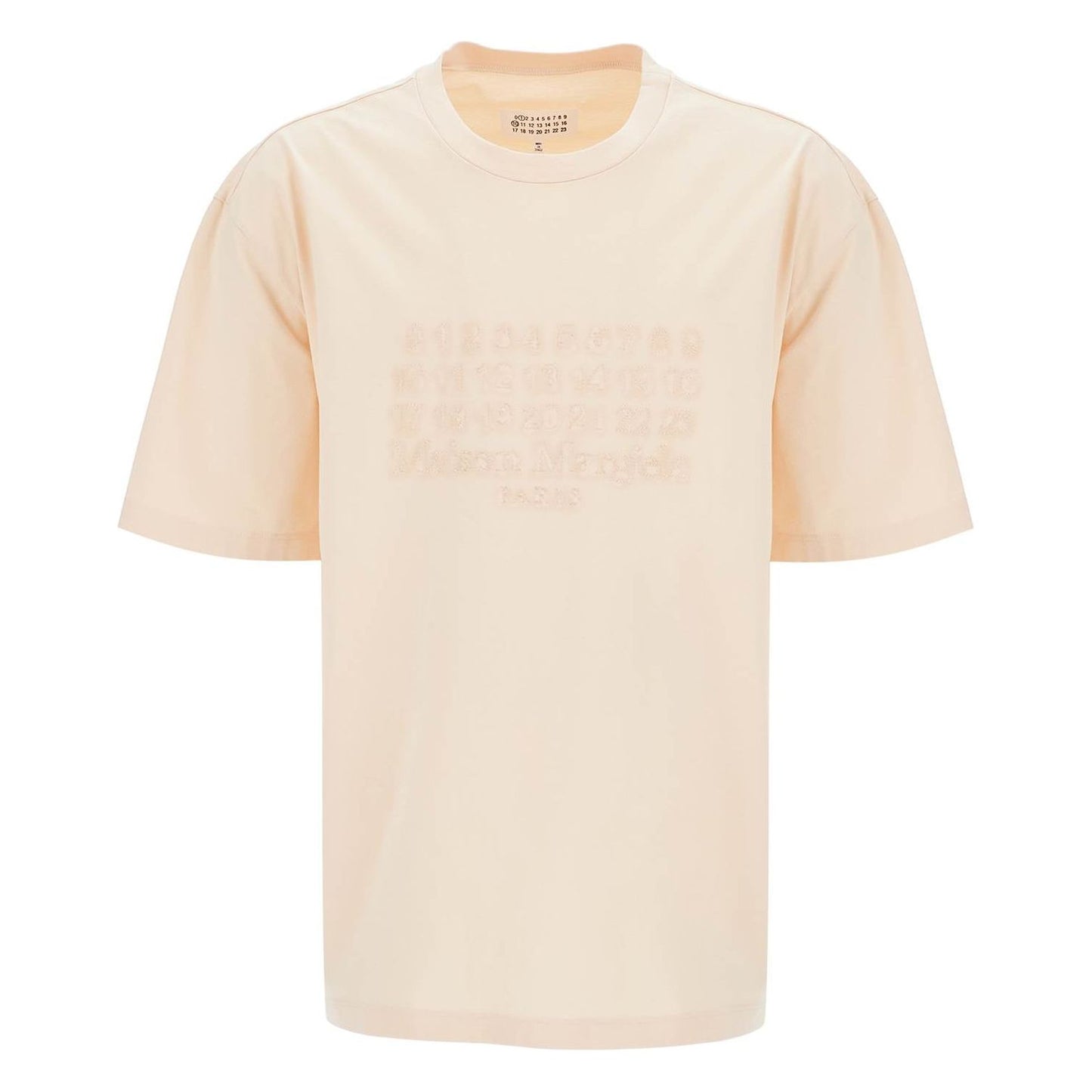 Maison Margiela embroidered numeric logo t-shirt