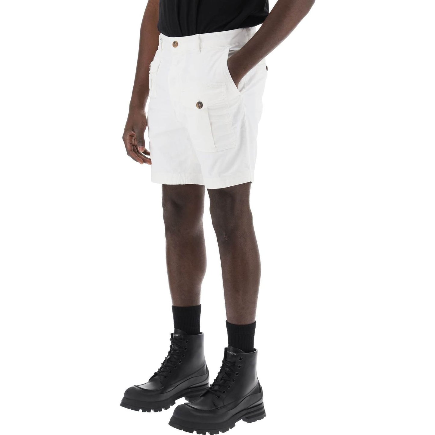 Dsquared2 sexy cargo bermuda shorts for Short trousers Dsquared2