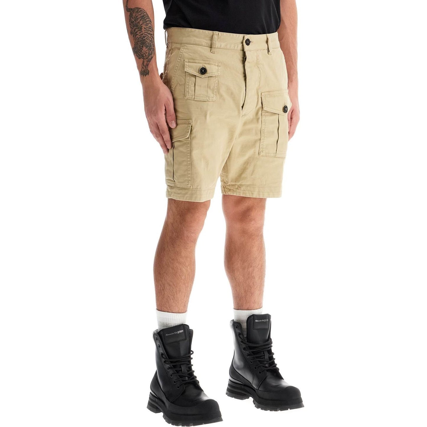 Dsquared2 sexy cargo bermuda shorts for Short trousers Dsquared2