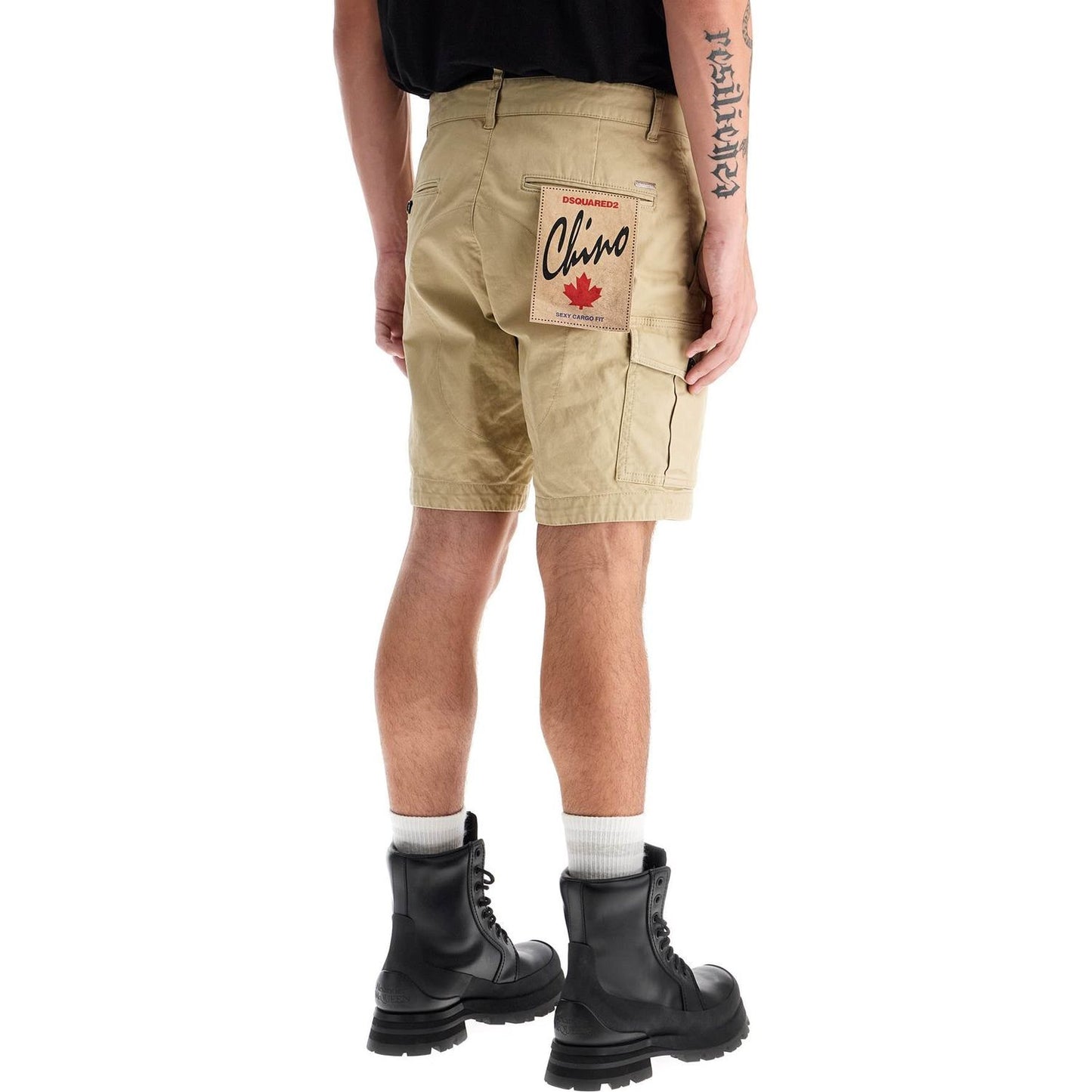 Dsquared2 sexy cargo bermuda shorts for Short trousers Dsquared2