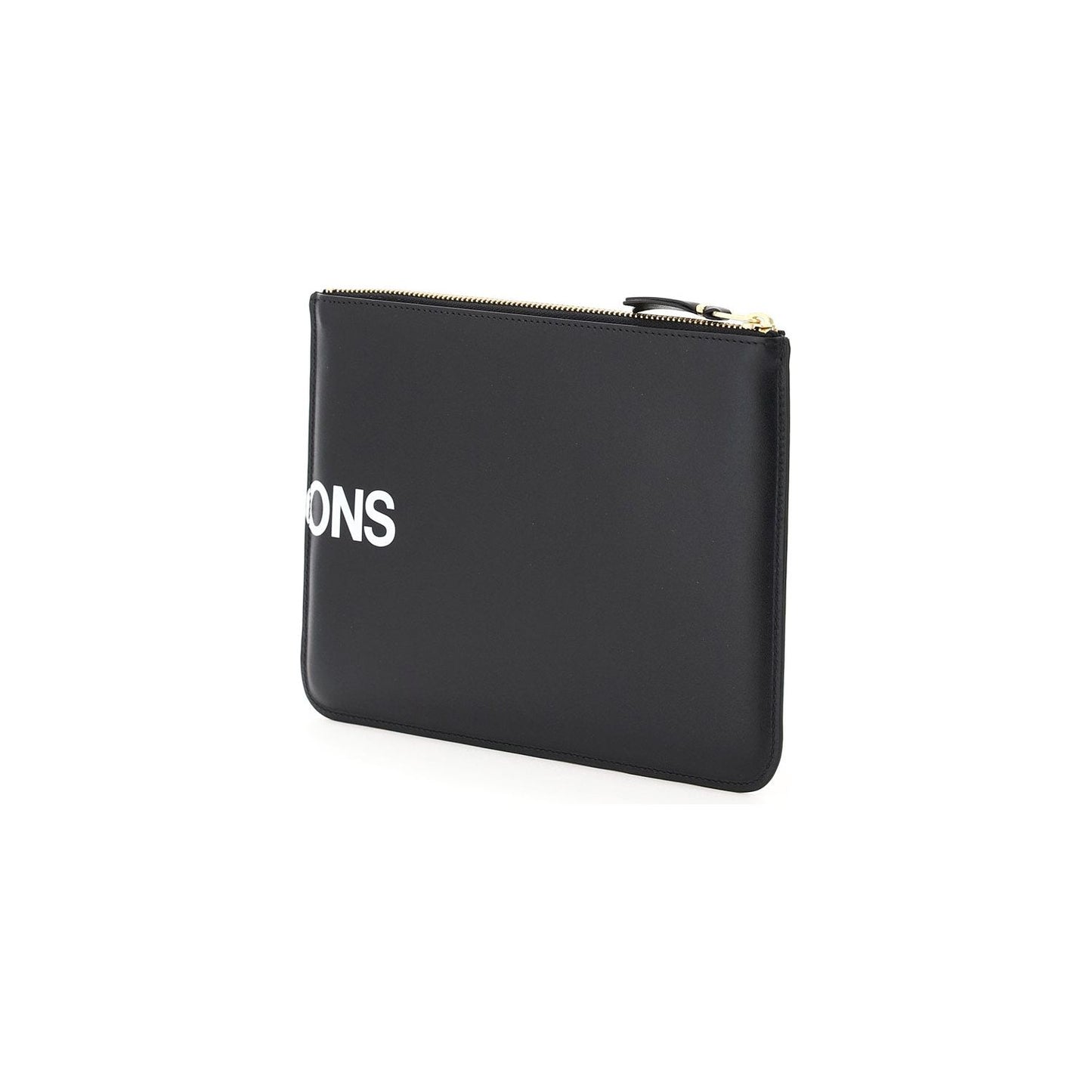 Comme Des Garcons Wallet leather pouch with logo