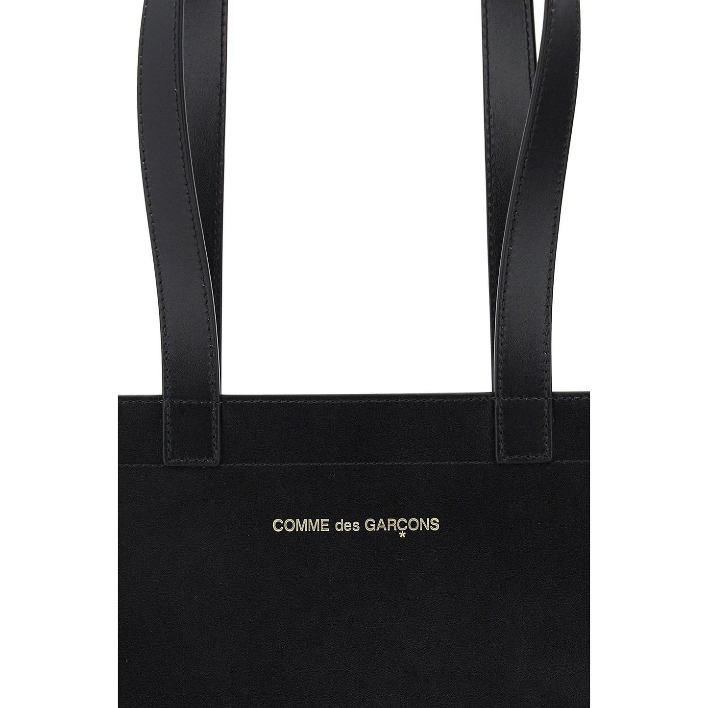 Comme Des Garcons Wallet leather tote bag with logo Shopper Comme Des Garcons Wallet