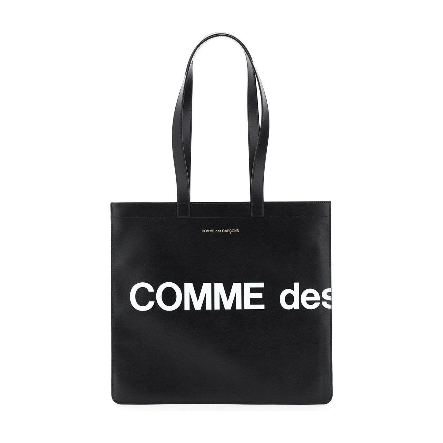 Comme Des Garcons Wallet leather tote bag with logo Shopper Comme Des Garcons Wallet