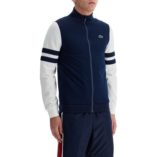 Lacoste full zip sweatshirt with contrasting sleeves Topwear Lacoste