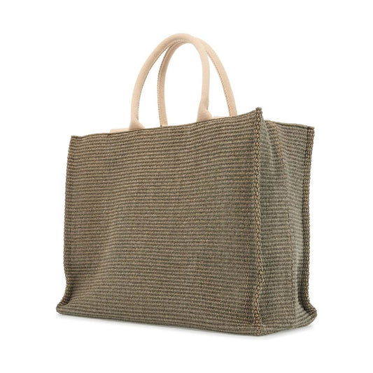 Marni large raffia effect tote bag Shopper Marni