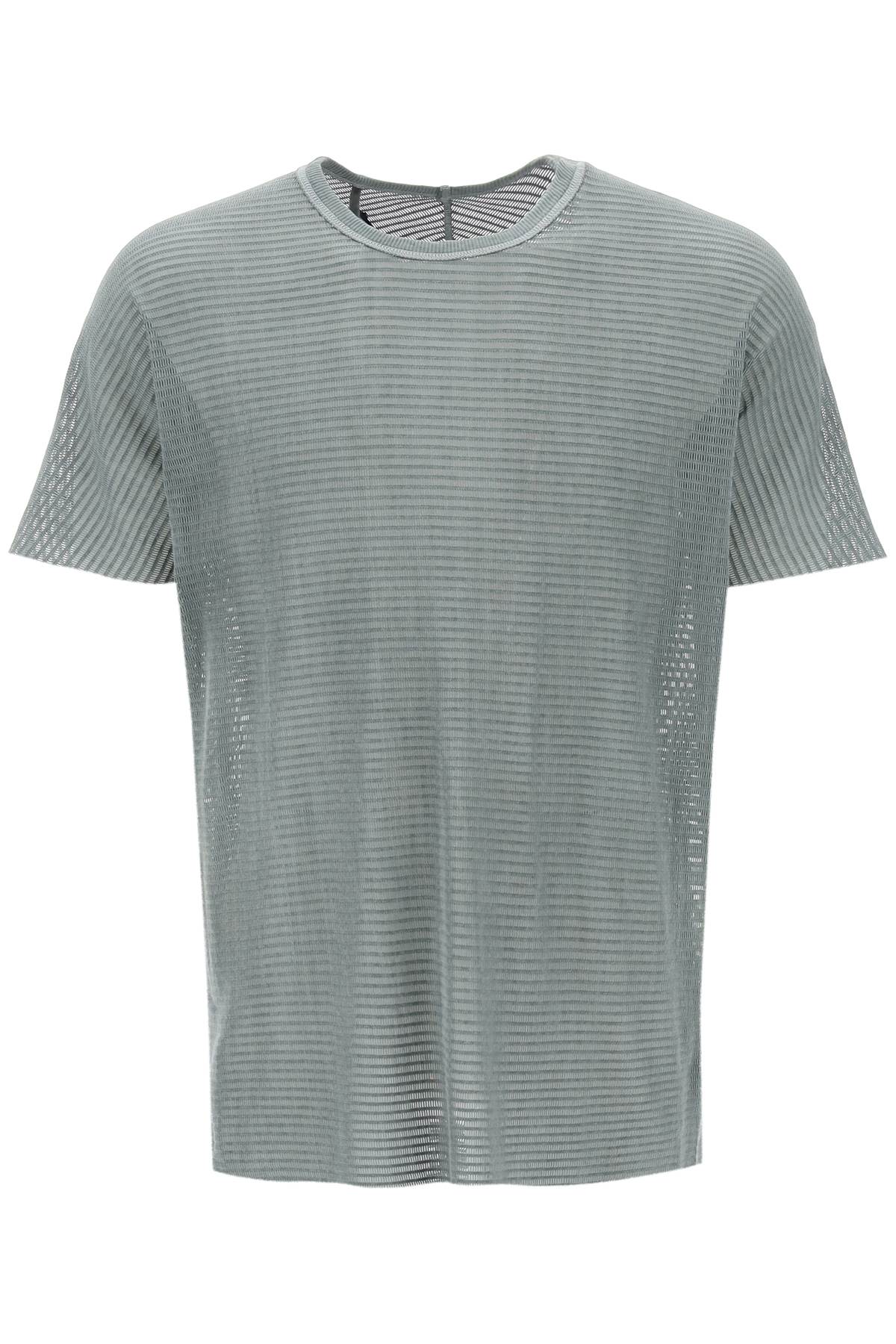 Boris Bidjan Saberi cotton perforated t-shirt Topwear Boris Bidjan Saberi