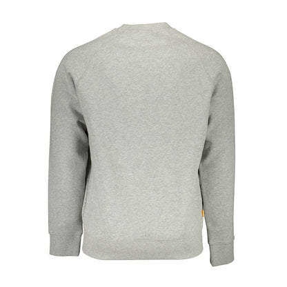 Timberland Grey Cotton Men Sweatshirt