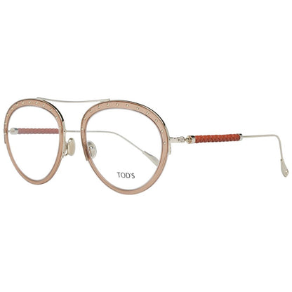Tod's Brown Metal & Plastic Glasses (Frames) Tod's