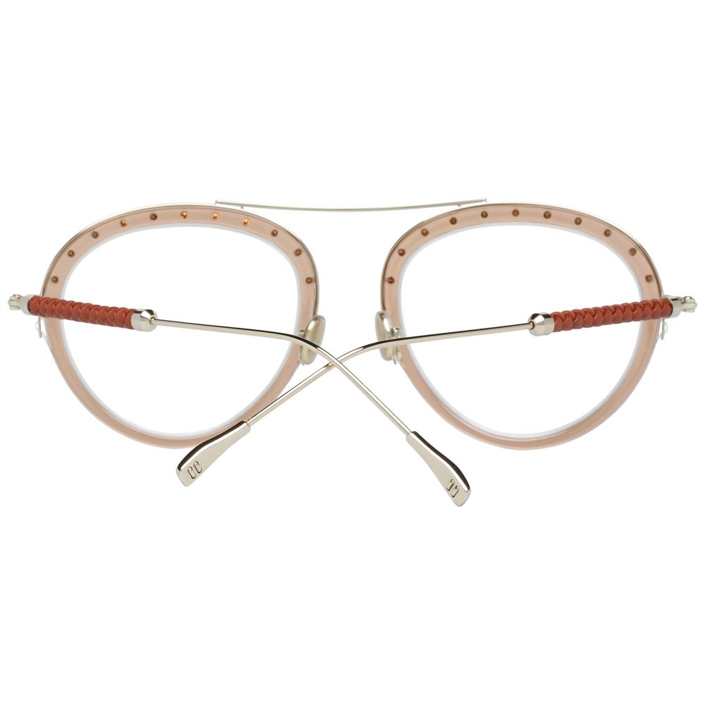 Tod's Brown Metal & Plastic Glasses (Frames) Tod's