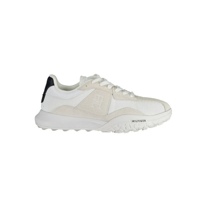 Tommy Hilfiger White Polyester Men Sneaker