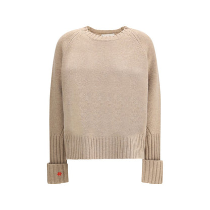 Tory Burch Beige Merino Wool Sweatshirt