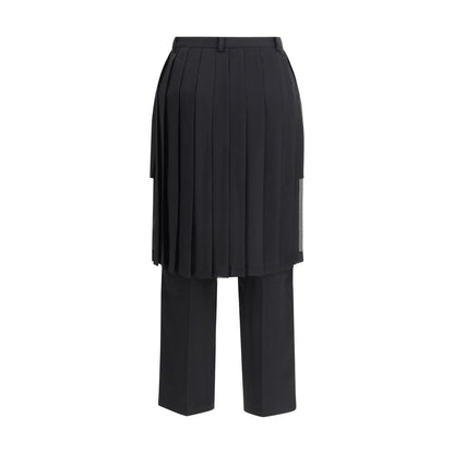 Undercover Black Acetate Casual Pants