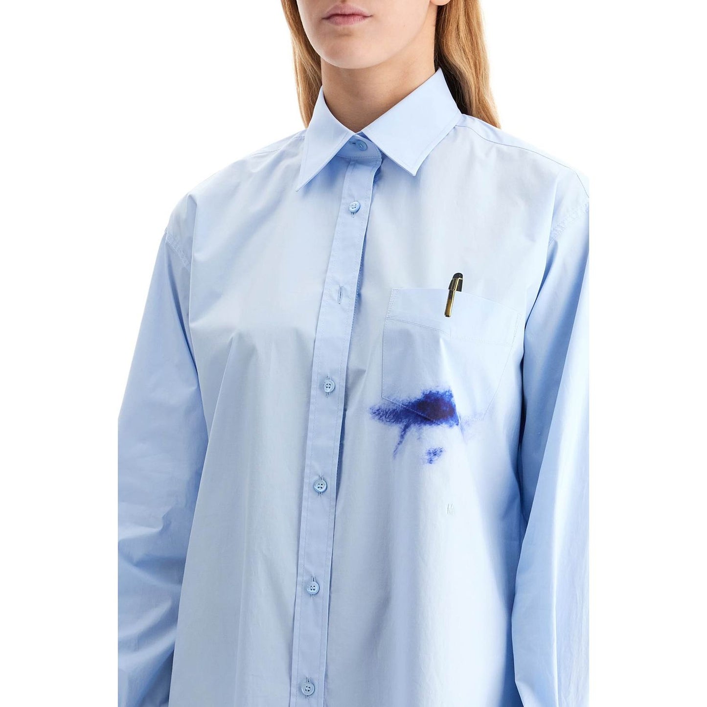 Moschino printed pocket shirt with button Topwear Moschino