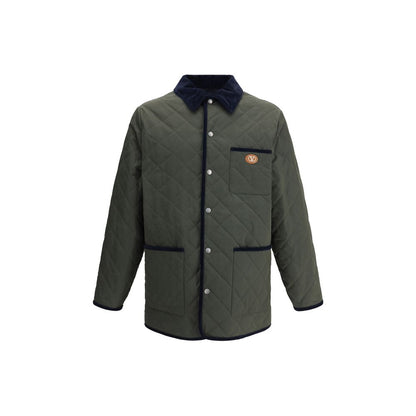 Valentino Bicolor Polyamide Coat