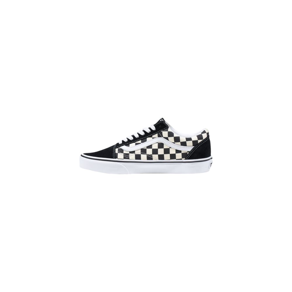 Vans Black And White Fabric Low Top Sneakers Vans